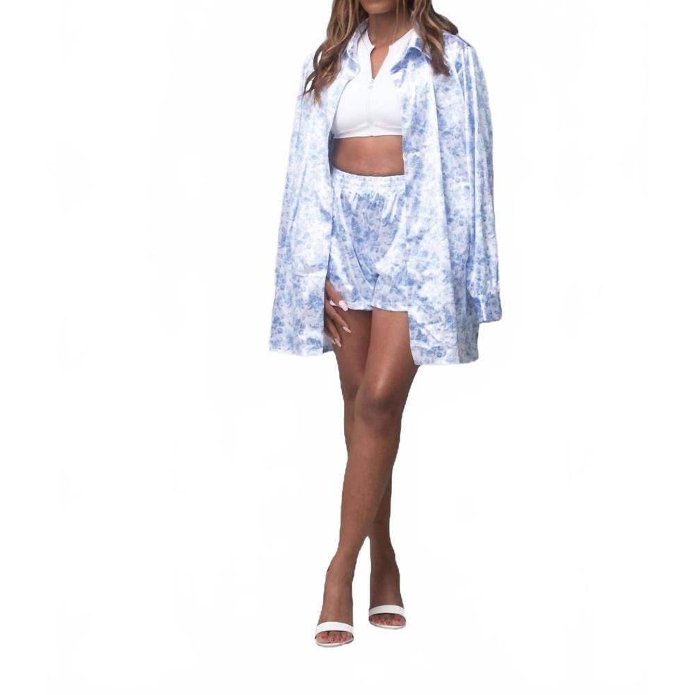 NEW PORSHIA BY PORSHIA BANKS melanie cover up beach shirt in multi